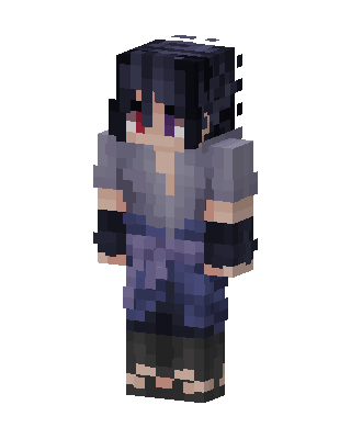 Sasuke Uchiha skin, 3D preview