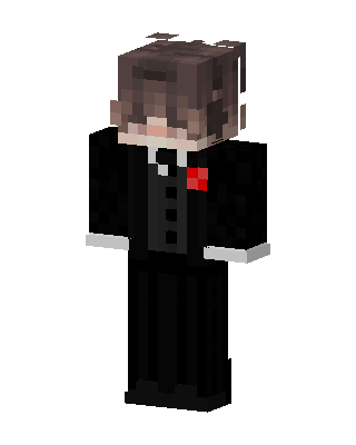 Tuxedo Boy skin, 3D preview