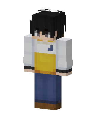 White Anime Boy Minecraft skin