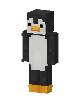 Penguin skin, 3D preview