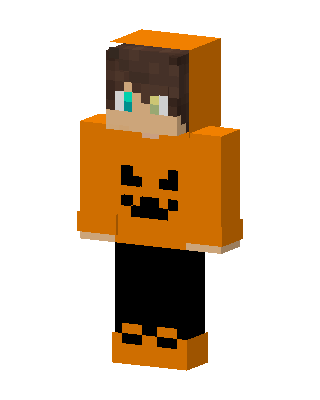 Pumpkin Hoodie Boy Minecraft Halloween skin