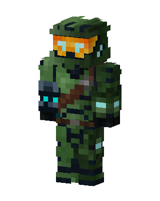 Master Chief skin, 3D preview