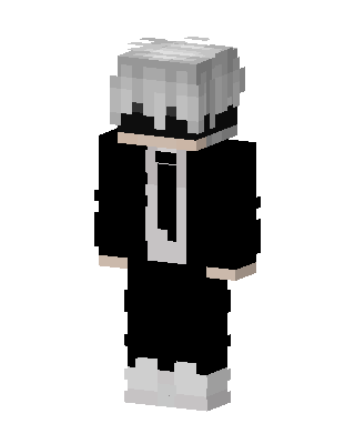Monochrome Suit skin, 3D preview