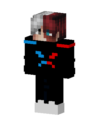 Shoto Todoroki skin, 3D preview