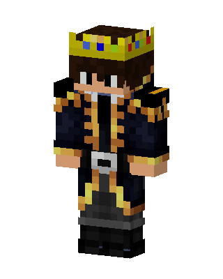 Black King Minecraft black skin
