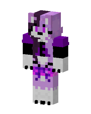 Violet Fox skin, 3D preview