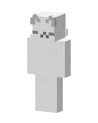 White Cat skin, 3D preview