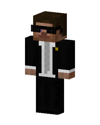 Secret Agent skin, 3D preview