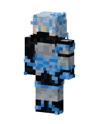 Blue Knight Boy skin, 3D preview