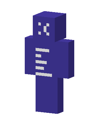 Blue Mob Boy Minecraft skin