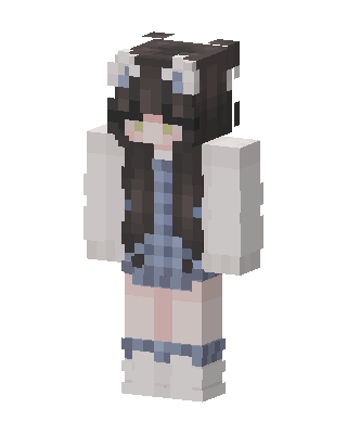 White Student Girl Minecraft skin