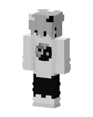 White Animal skin, 3D preview