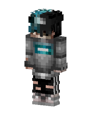 Gray Player Boy skin, 3D preview