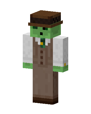 Zombie Gentleman Minecraft skin