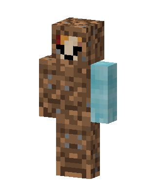 Brown Animal Boy skin, 3D preview