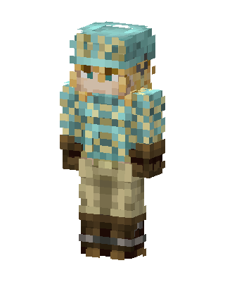 Desert Camo Soldier skin, 3D preview