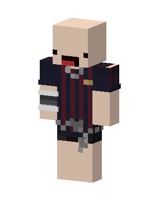 Derp Face Rocker Minecraft skin