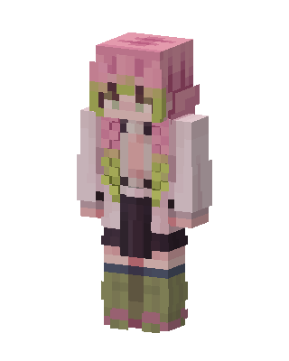Mitsuri Kanroji skin, 3D preview