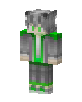 Toxic Hoodie skin, 3D preview