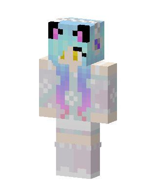 Pastel Cat Girl Minecraft skin