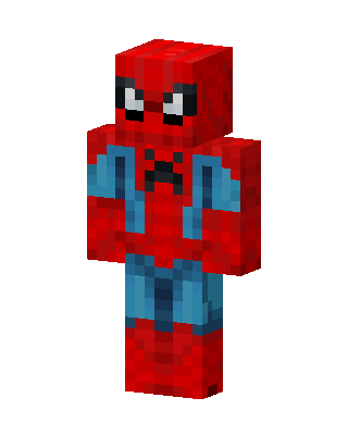 Spider-Man skin, 3D preview