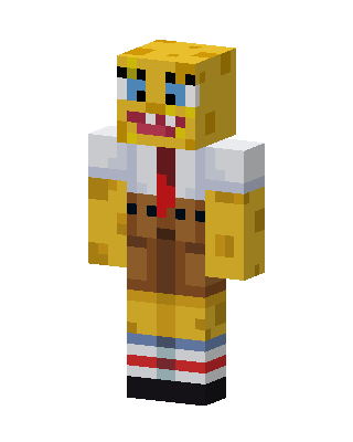 SpongeBob SquarePants Minecraft skin