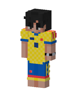 Yellow Jersey Fan skin, 3D preview