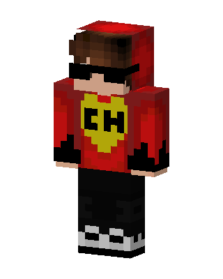 Red Hoodie Shades Minecraft skin