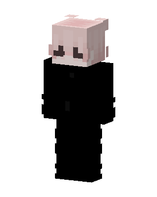 Pink Hair Suit skin, 3D preview