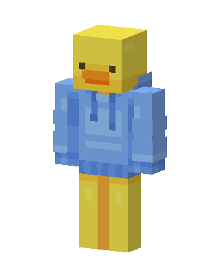 Duck Hoodie Minecraft skin