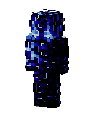 Blue Hero Boy skin, 3D preview