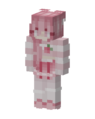 Strawberry Milk Minecraft pink skin