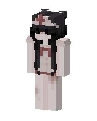 White Anime Girl Minecraft skin