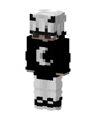 White Panda Minecraft skin