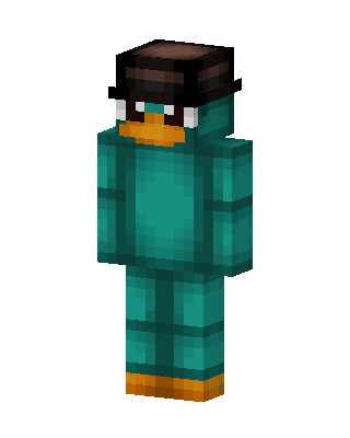 Perry The Platypus Minecraft skin