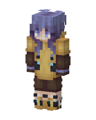 Lavender Wanderer skin, 3D preview