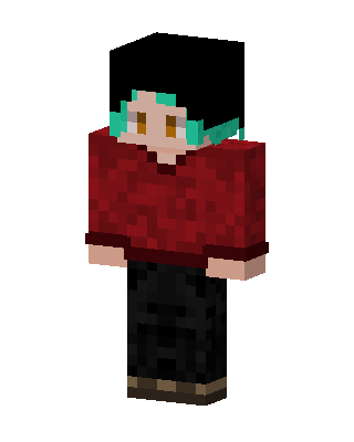 Red Hoodie skin, 3D preview
