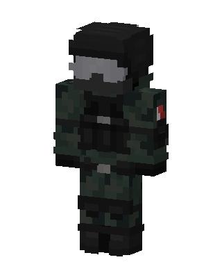 Camo Operator skin, 3D preview
