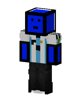 Blue Cube Jersey skin, 3D preview