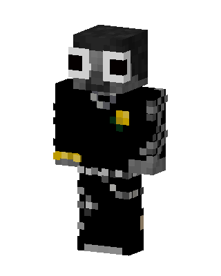 Black Goth Minecraft skin