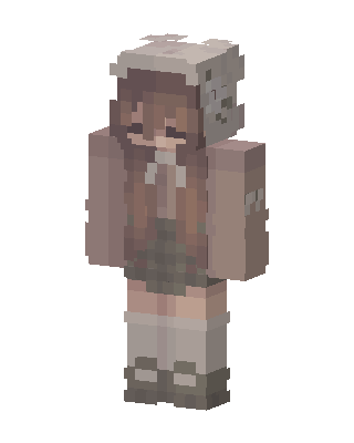 Cozy Bear Girl Minecraft skin