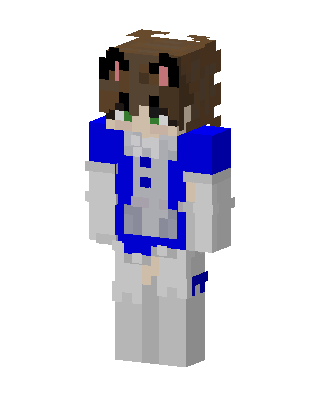 White Spaceman Girl Minecraft skin
