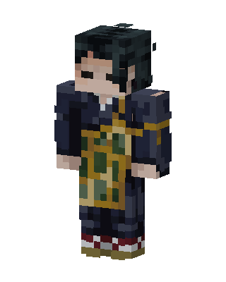 Noble Scholar skin, 3D preview