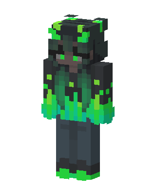 Green Hero Boy skin, 3D preview