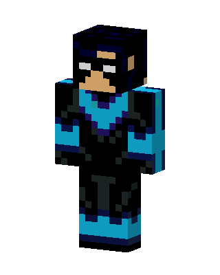 Nightwing Minecraft skin