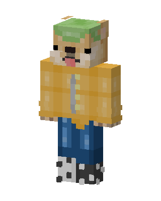 Shiba Hoodie Minecraft skin