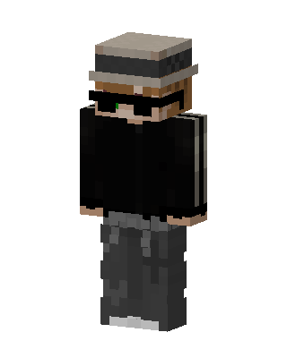 Shady Fedora skin, 3D preview