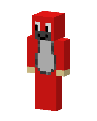 Red Yoshi skin, 3D preview