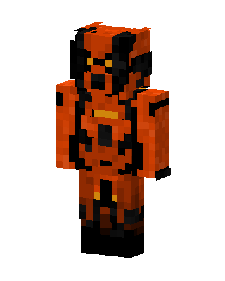 Magma Armor Minecraft skin