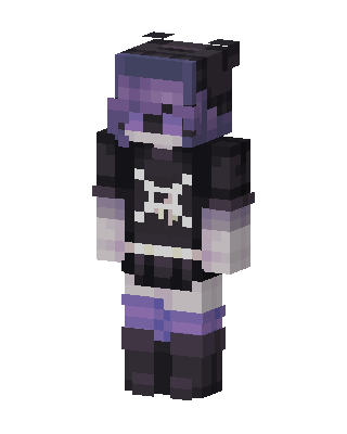 Violet Grunge Minecraft skin